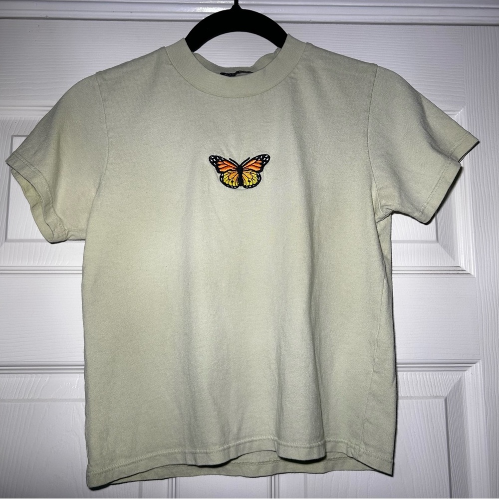 Women’s Brandy Melville Small Butterfly Tee Shirt